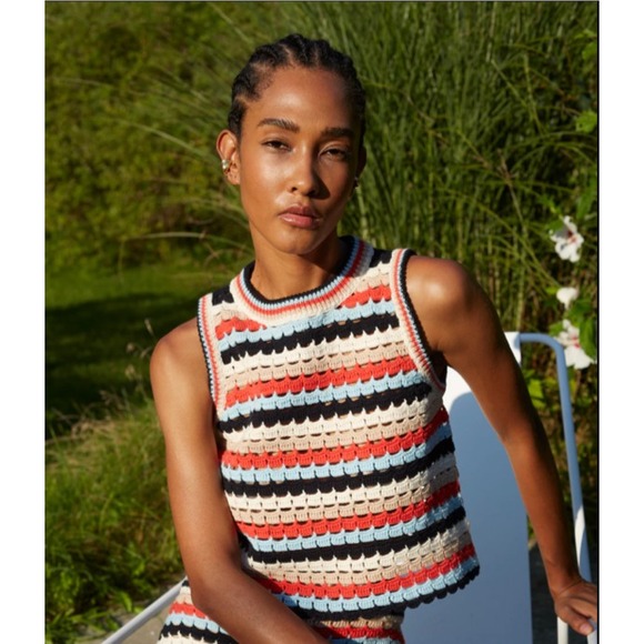 Eleven Six Tops - NWT Eleven Six Crochet Sweater Top Sofia